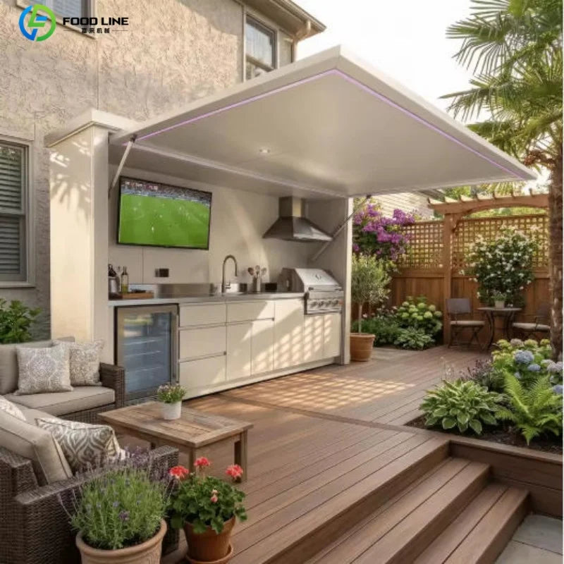 Foodline Modular Outdoor Kitchen BBQ Island Stainless Steel Cabinets