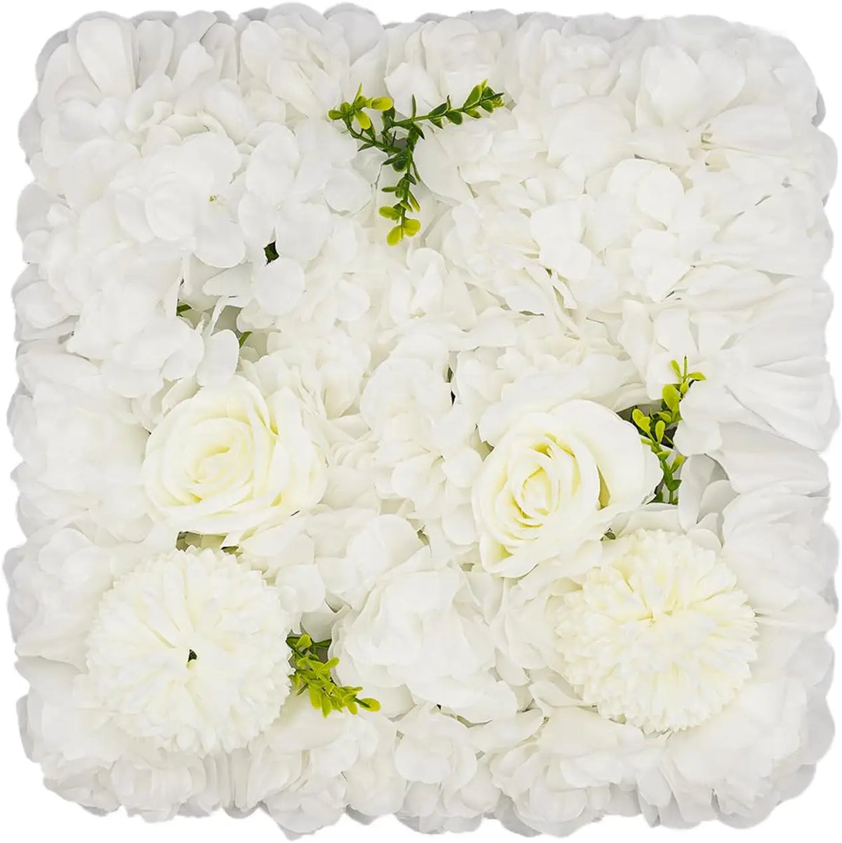 Artificial Silk Rose Flower Wall Panels For Wedding Party Decor