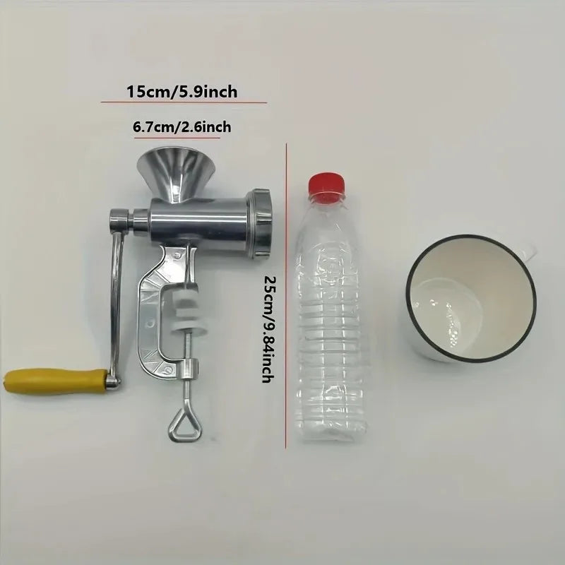 Stainless Steel Manual Meat Grinder And Hand Crank Sausage Stuffer