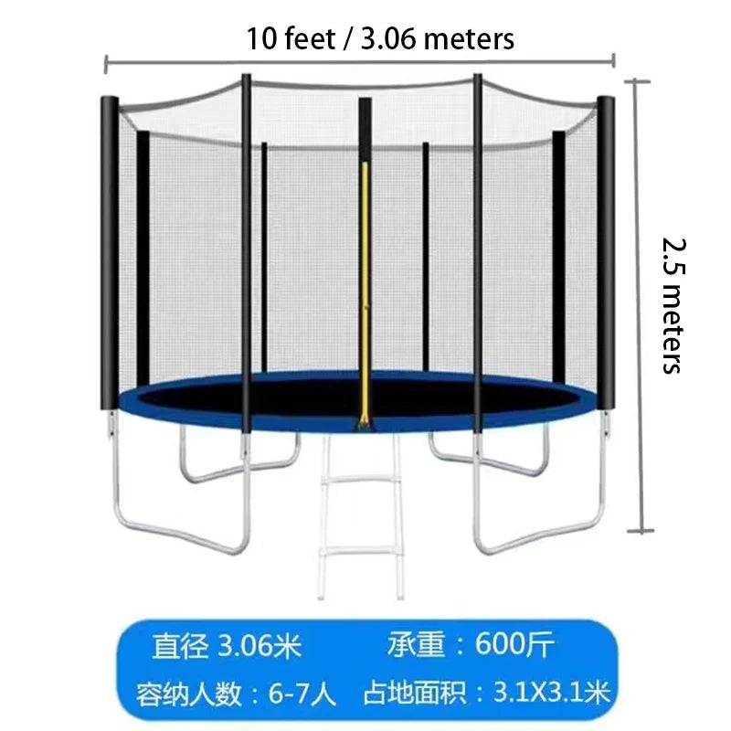 MIYAUP-Outdoor Trampoline House, Net Protection, Children's Fitness Jumping Bed, Newest