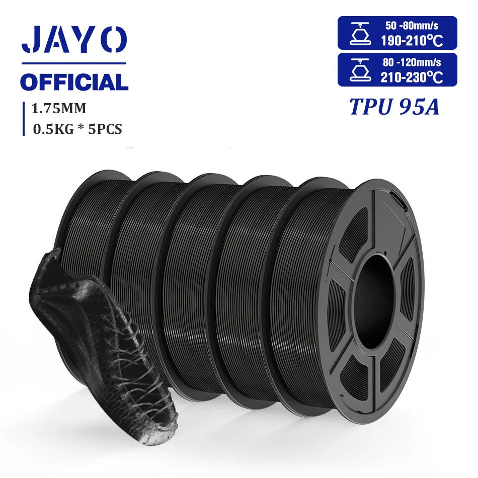 Jayo Premium 3D Printer Filament PLA Plus ABS PETG Silk