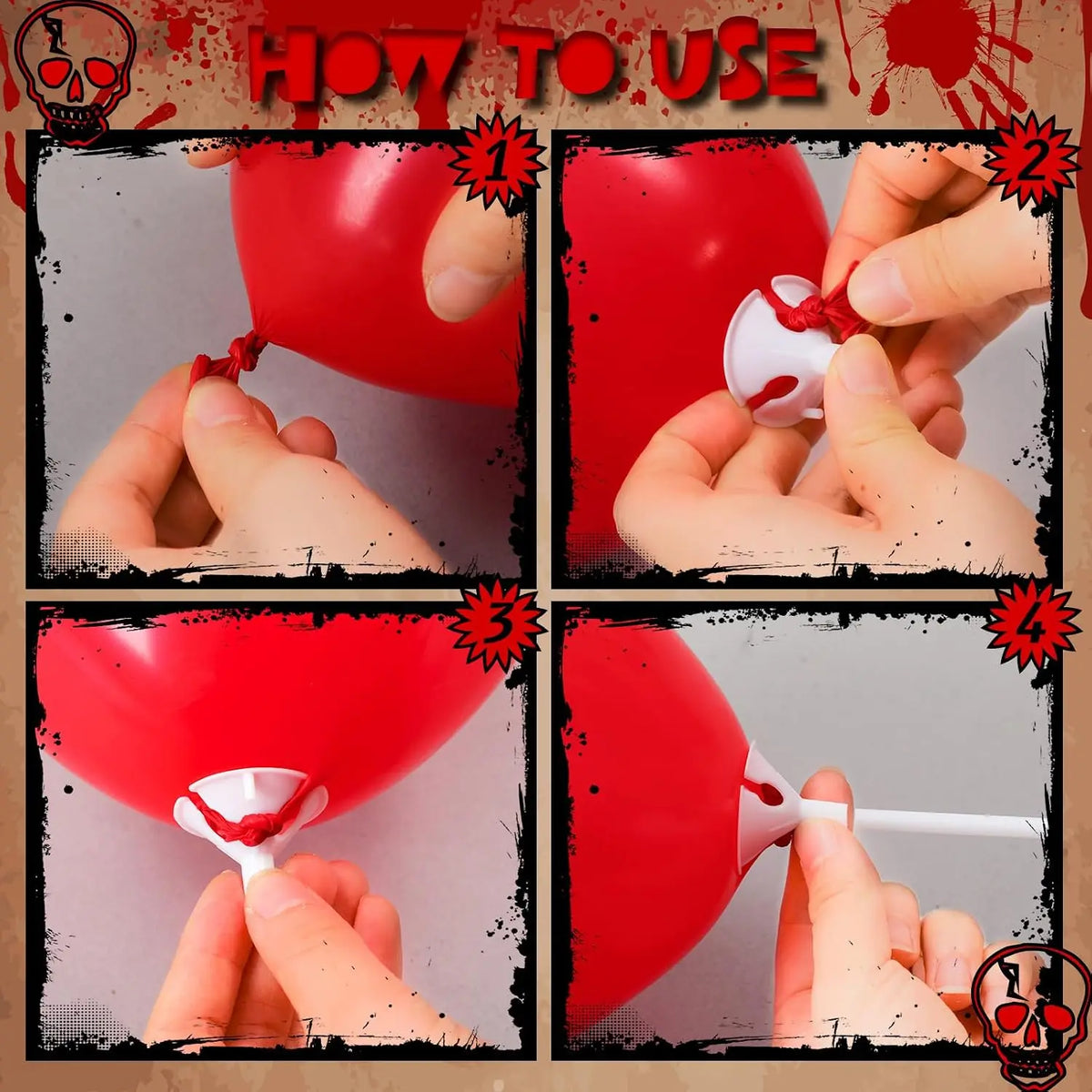 Halloween Yard Decorations Kit With Balloons And Signs For Lawns