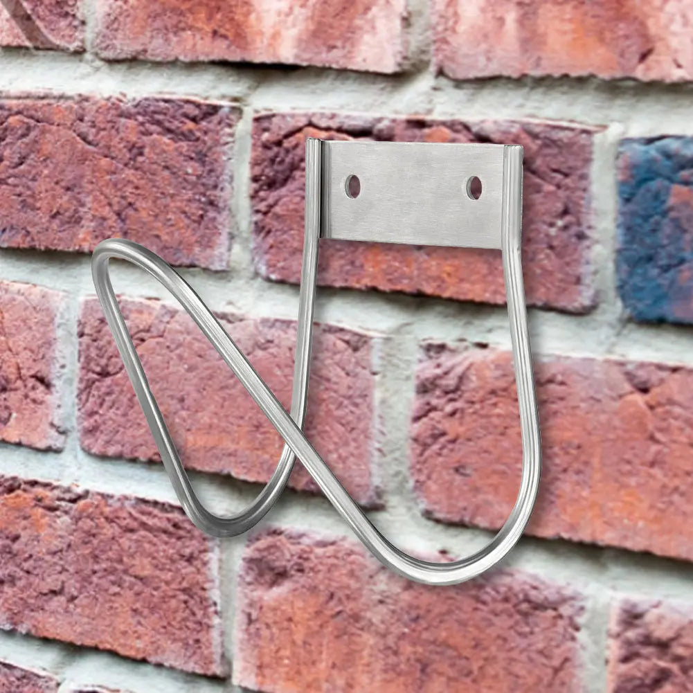 Shunmaii Stainless Steel Garden Hose Holder Wall Mount
