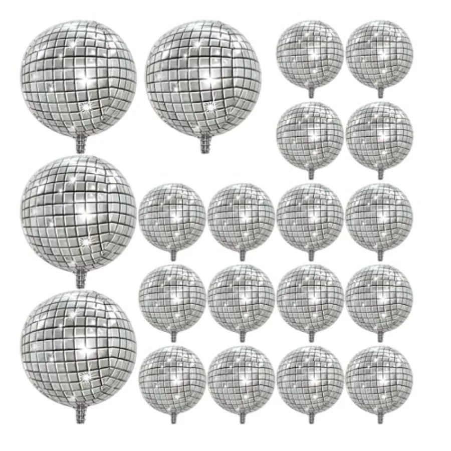 Disco Balloon Arch Kit For Birthday Party Foil Decorations