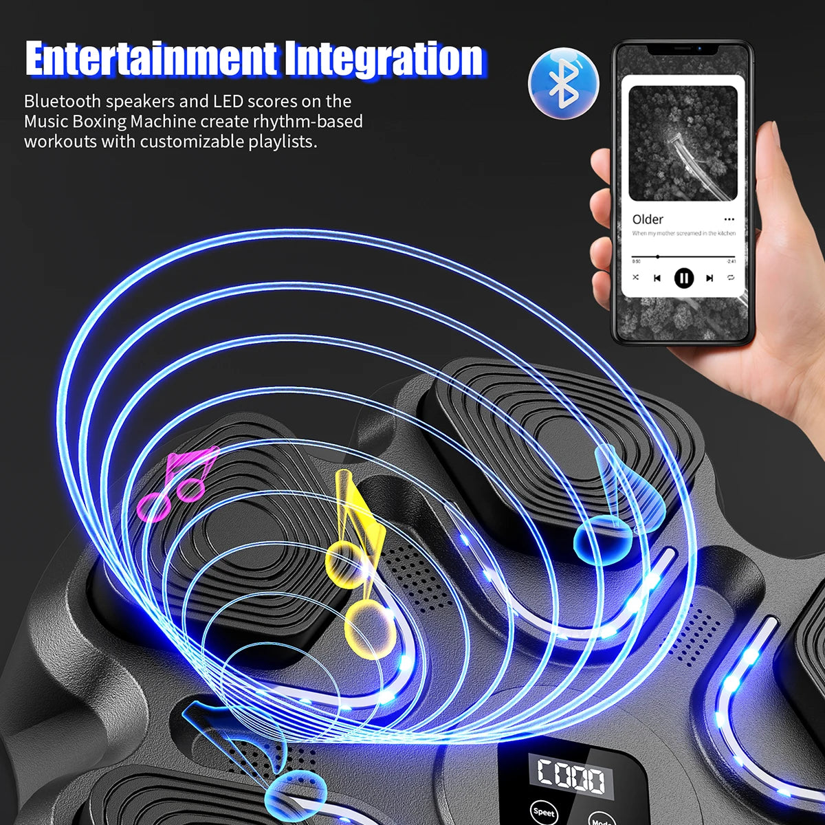 Smart Bluetooth Boxing Training Equipment With Gloves