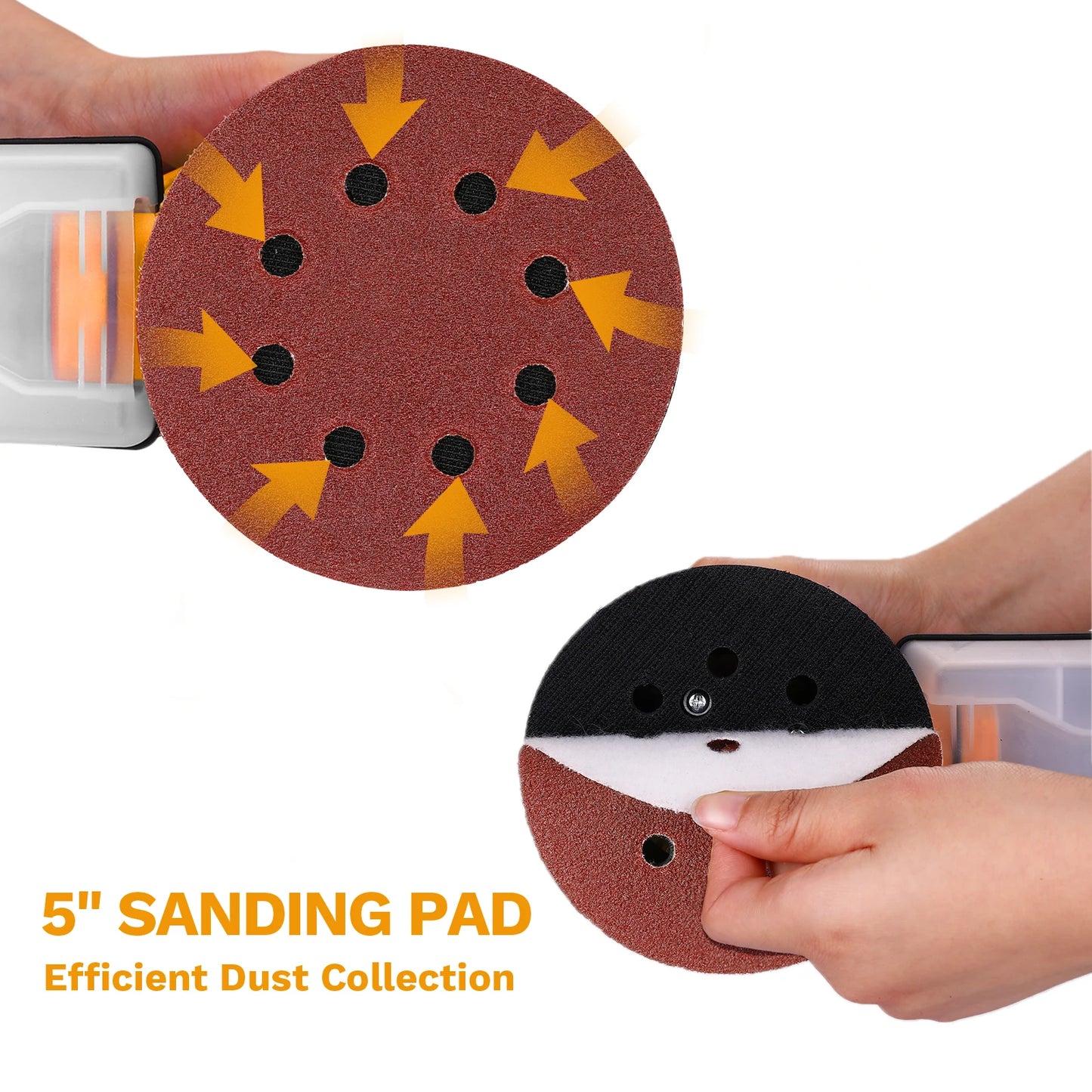 DEKO 300W Random Orbital Sander With Dust Collection