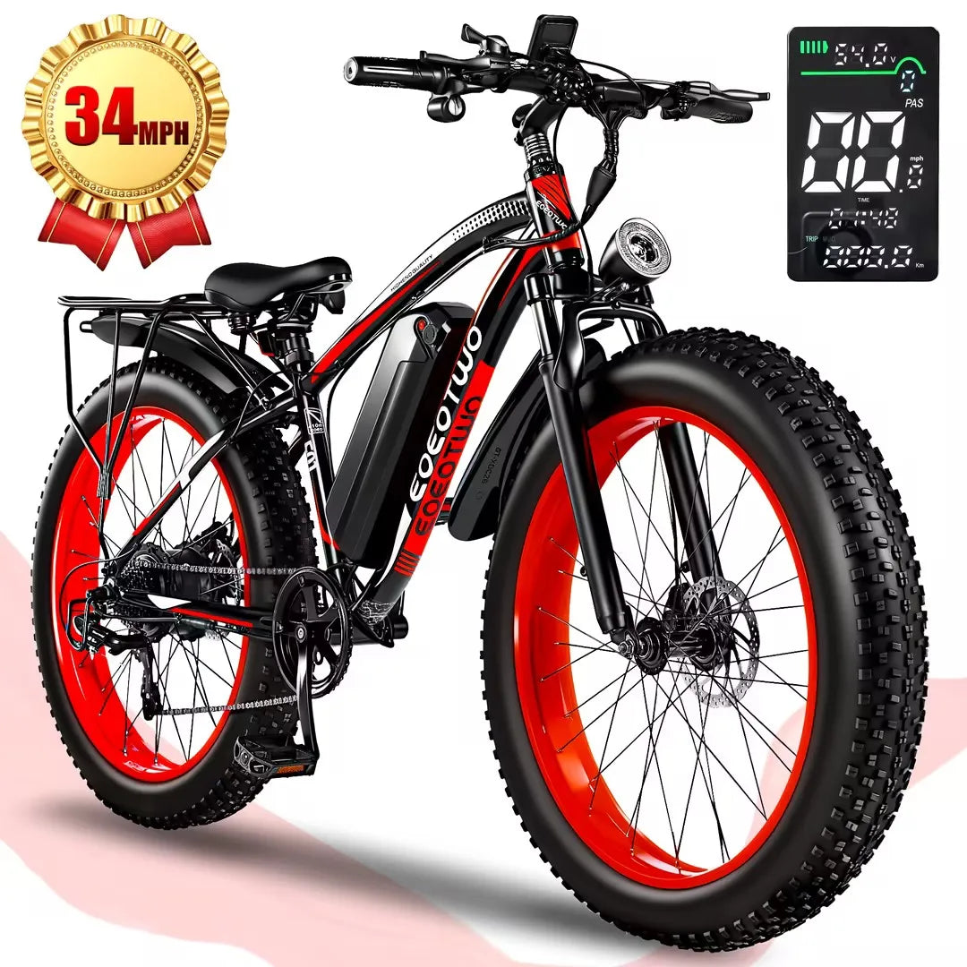 EOEOTWO Electric Bike For Adults 1000W Motor 48V Battery