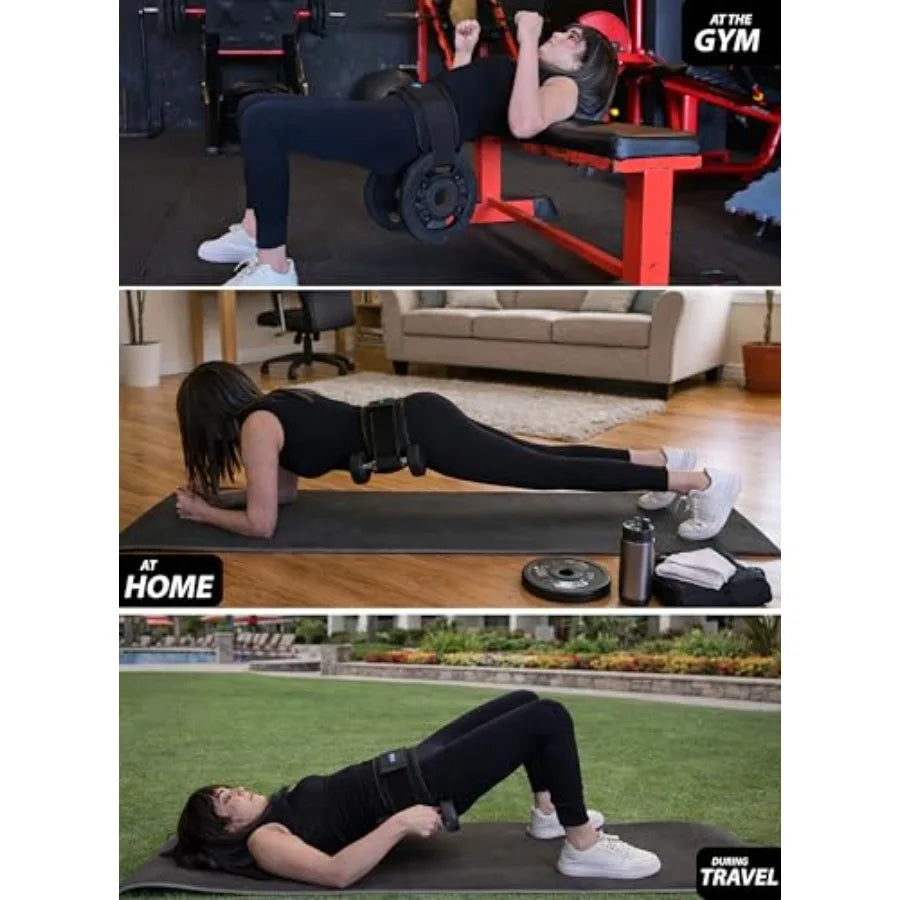Hip Thrust Belt for Weightlifting, Dumbbells and Kettlebells