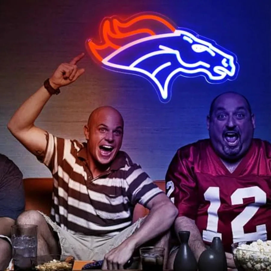 Football Neon Sign Dimmable Wall Light for Man Cave Decor