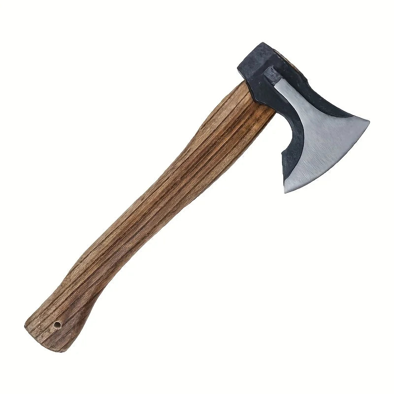 Professional Firewood Splitting Axe With Steel Blade And Wood Handle