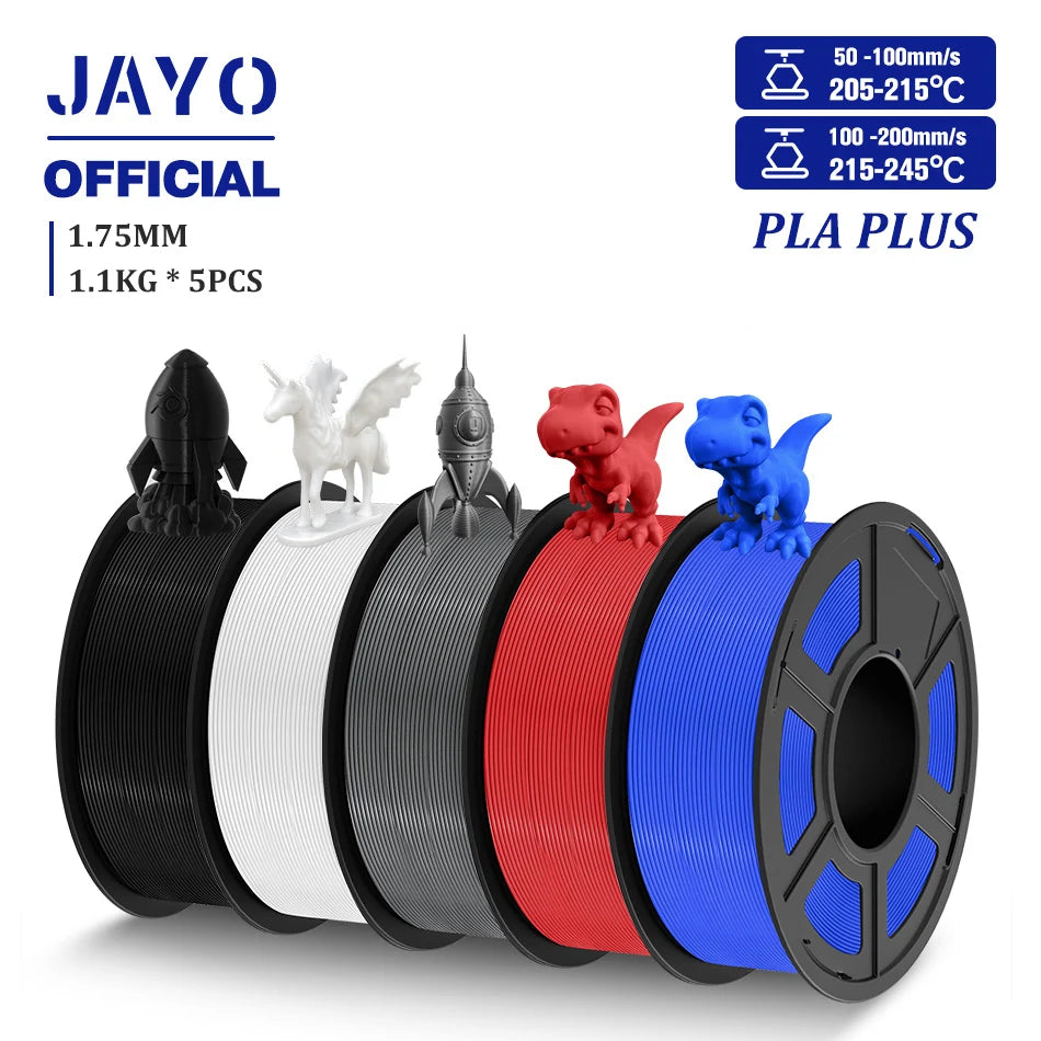 Jayo Premium 3D Printer Filament PLA Plus ABS PETG Silk