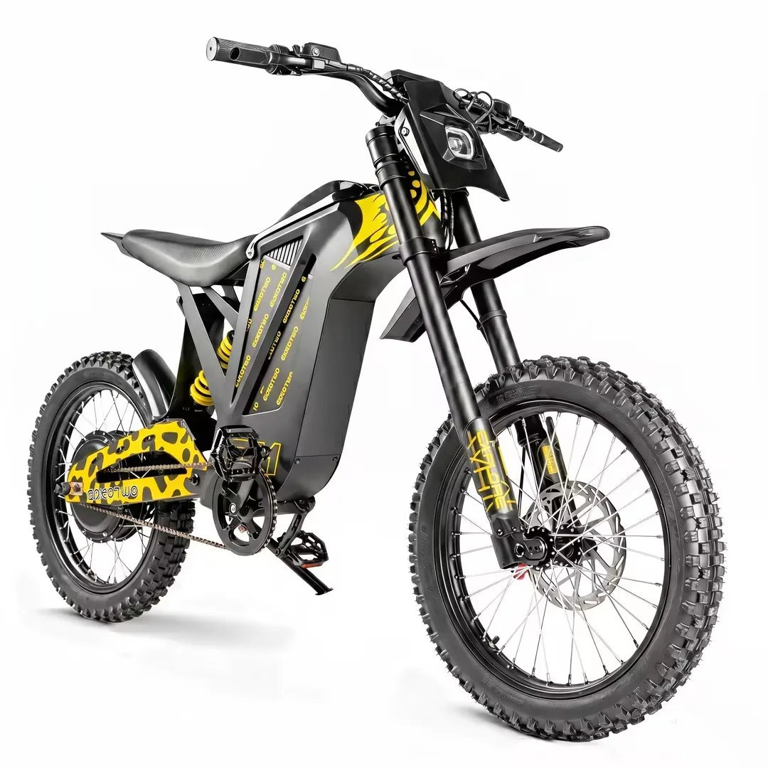 Electric Dirt Bike, 3000W 40MPH Electric-Motorcycle with 48V25AH Battery Ebike, Hydraulic Brakes & Full Suspensions Mountain Off-Road E Dirt Bike,for Teens & Adults