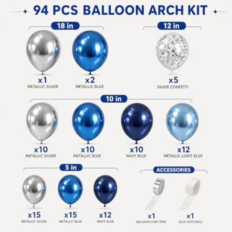 Premium Latex Balloon Arch Kit Garland Party Decoration Set