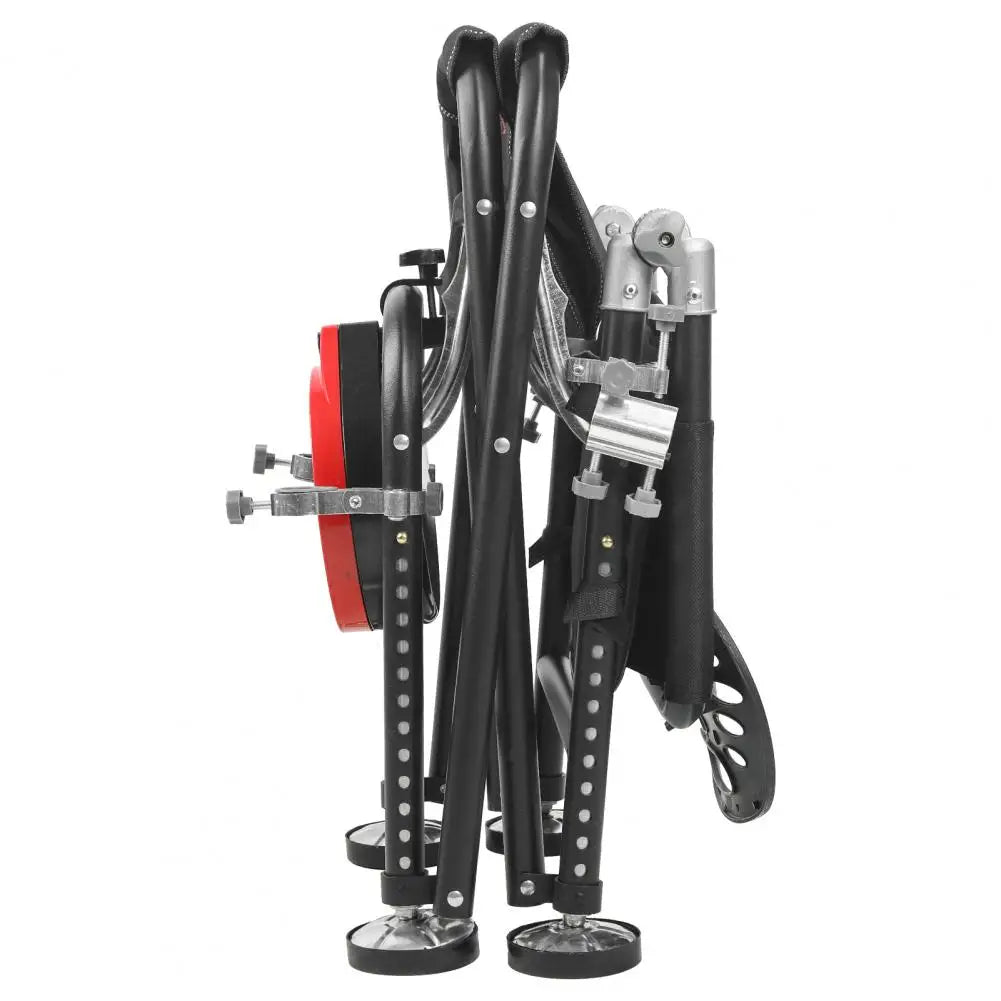 Adjustable Folding Fishing Chair With Backrest And Rod Holder
