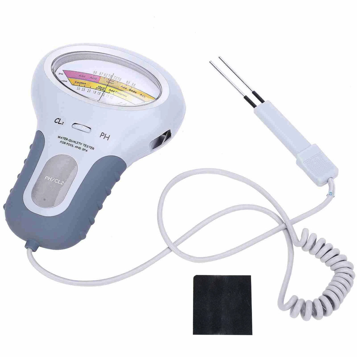 PC‑102 CL2 Chlorine &amp PH Tester Swimming Pool Spa Water Quality Analyzer with Probe Spa Chlorine Tester