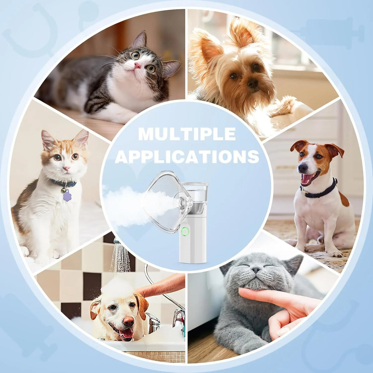 Pet Asthma Nebulizer For Veterinary Respiratory Treatment