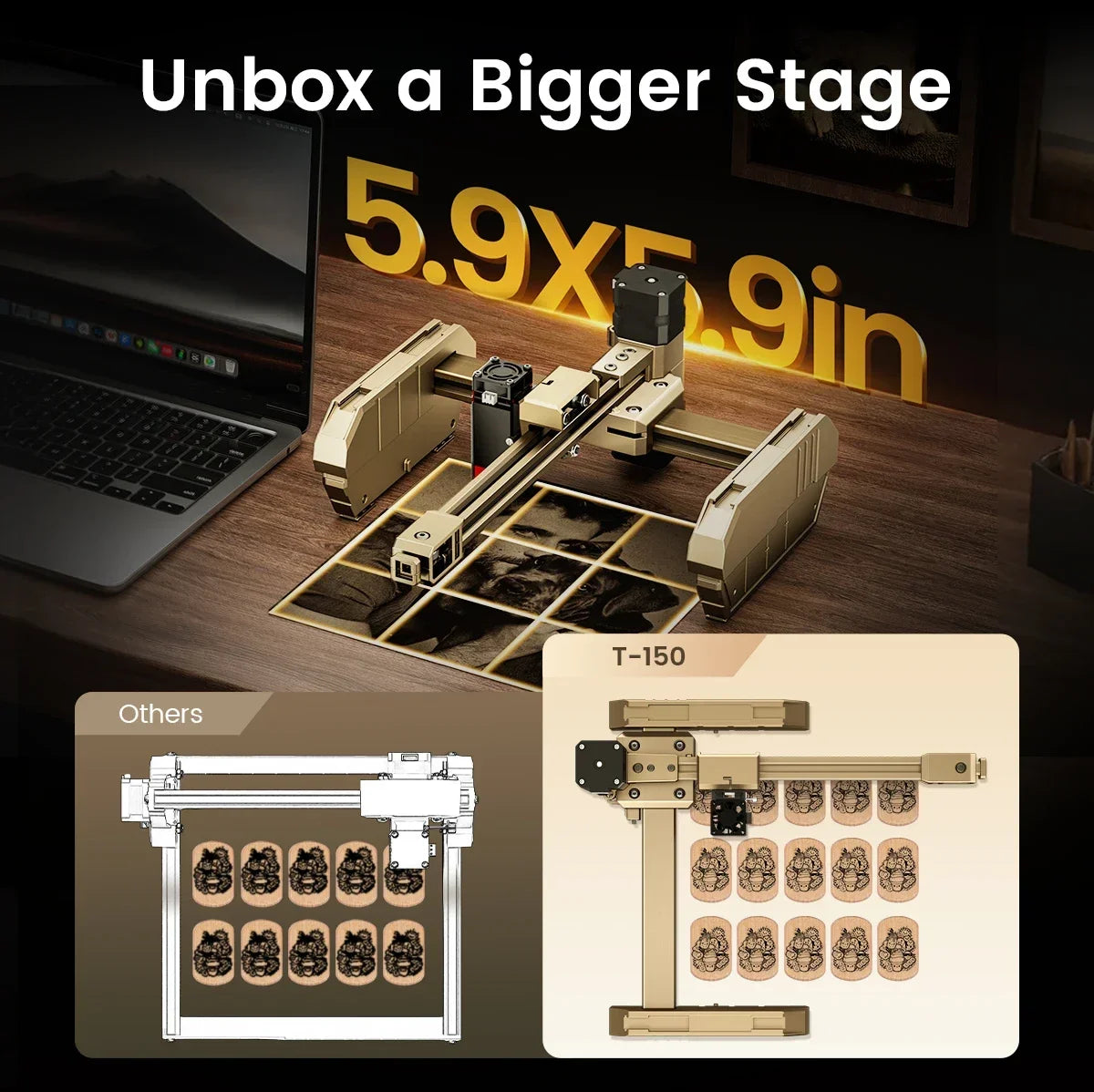 Algolaser Compact Laser Engraver For Wood And Metal Projects