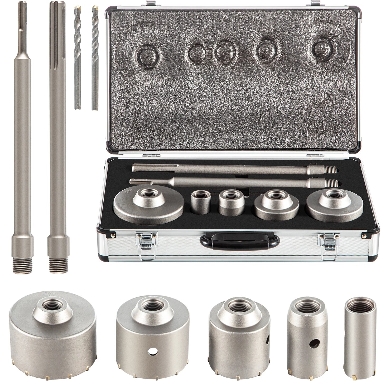 Concrete Hole Saw Kit For Brick Cement Wall And Floor