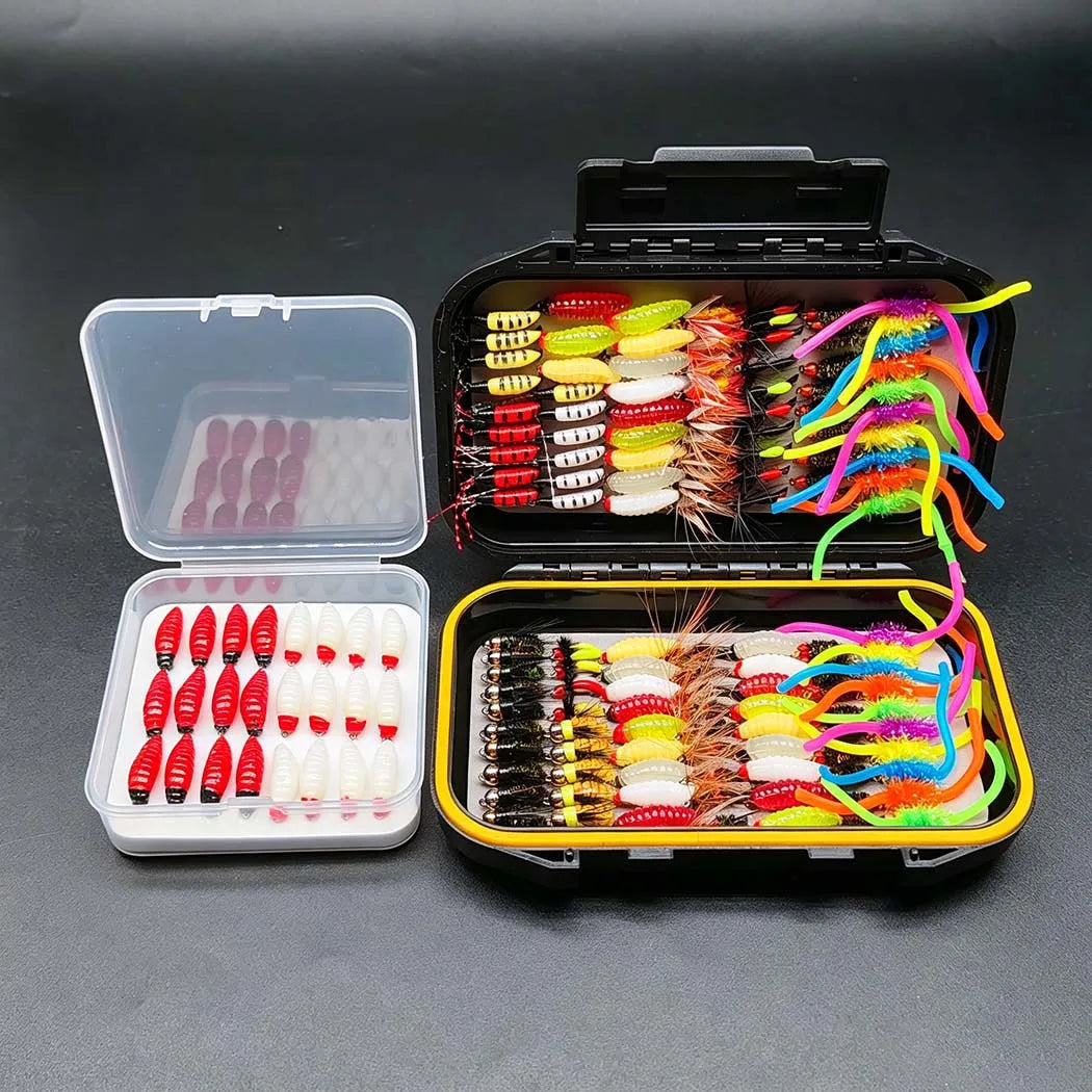 Professional Fly Fishing Kit With Dry Wet Nymph Trout Lures