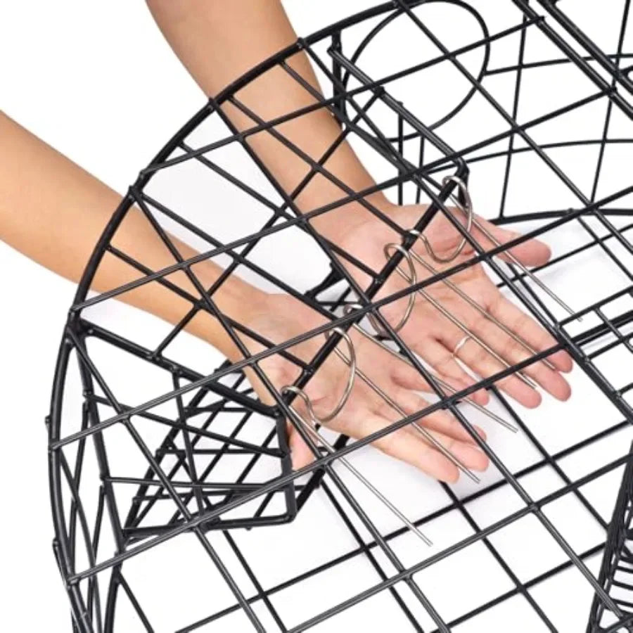 Heavy Duty Vinyl Coated Steel Crab Trap For Pacific Crabbing