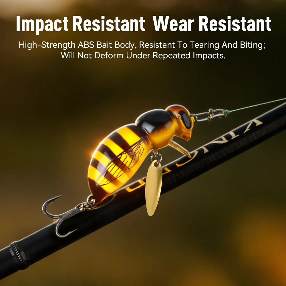 Kingdom Wasp Minnow Topwater Fishing Lure Artificial Bait