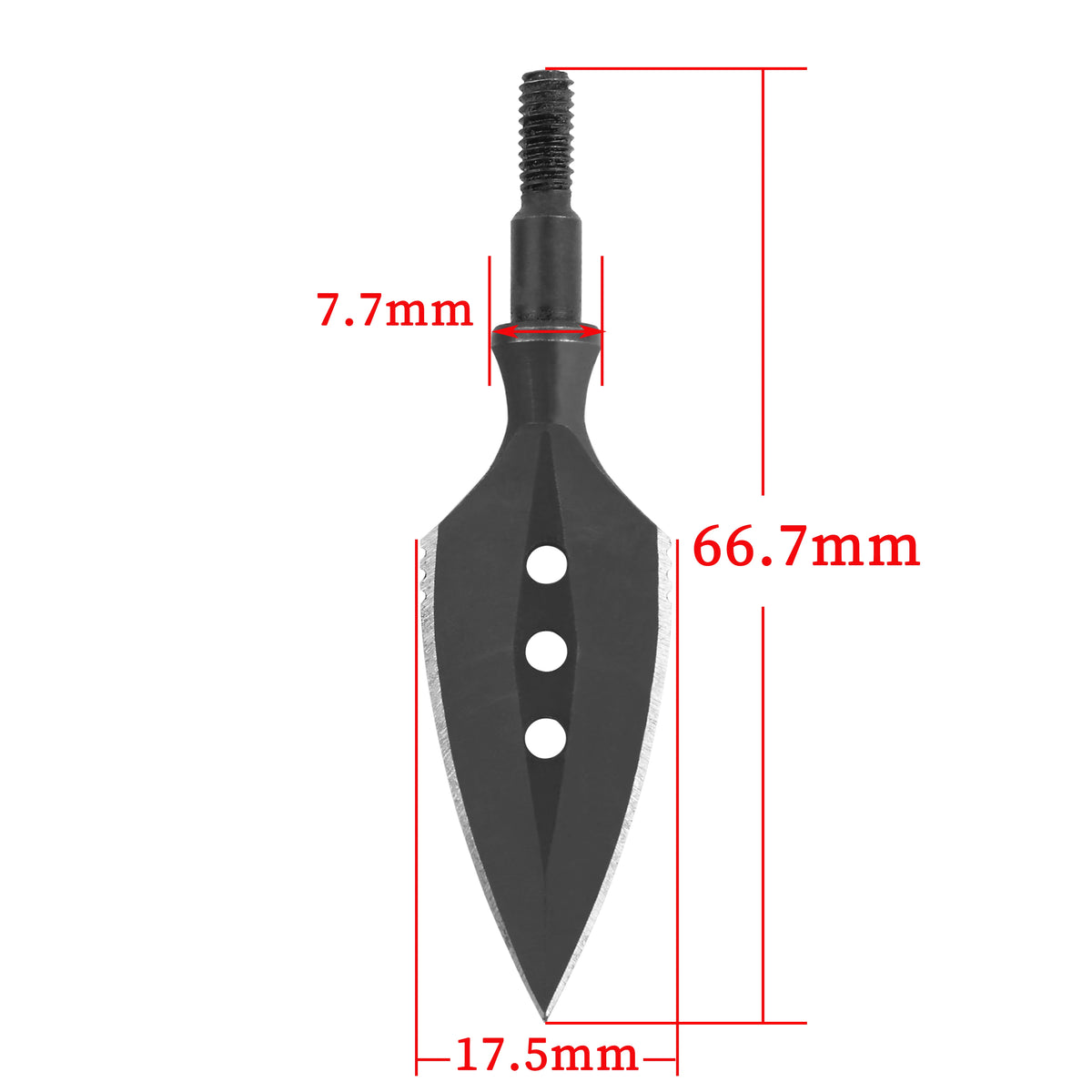 Hunting Broadheads Archery Arrowheads High Carbon Steel 180-200 Grain Retro Arrow Tips Fit Compound Recurve Bow