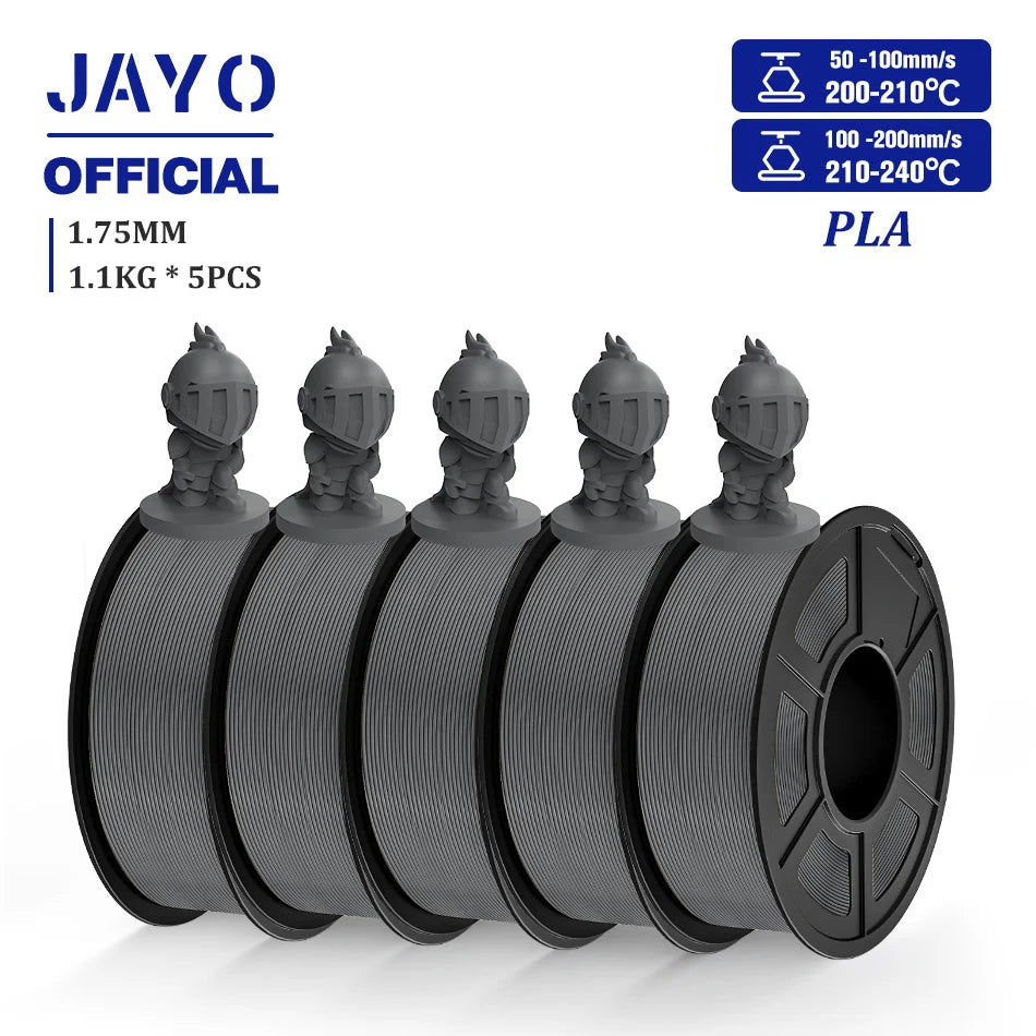 Jayo Premium 3D Printer Filament PLA Plus ABS PETG Silk
