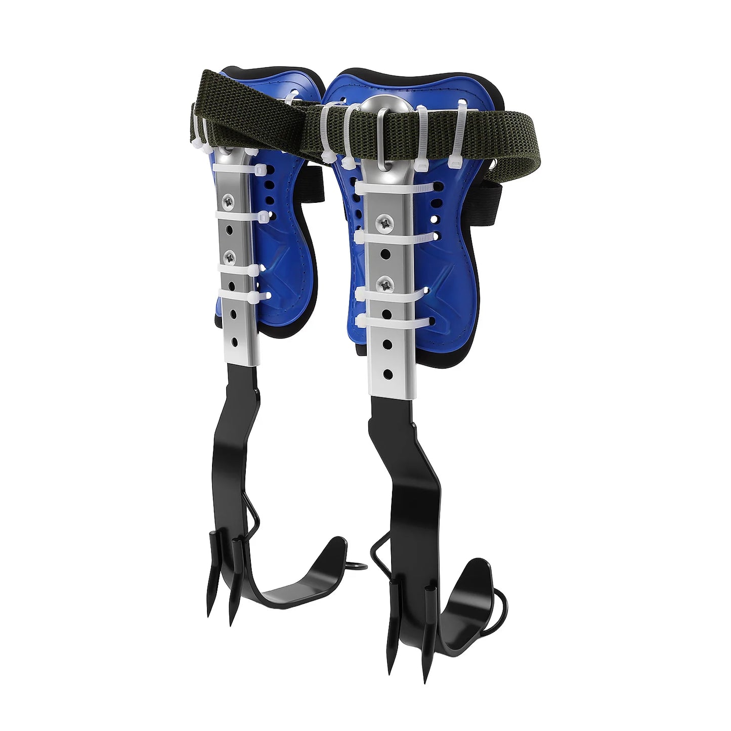 Adjustable Steel Tree Climbing Spikes With Safety Belt And Gloves