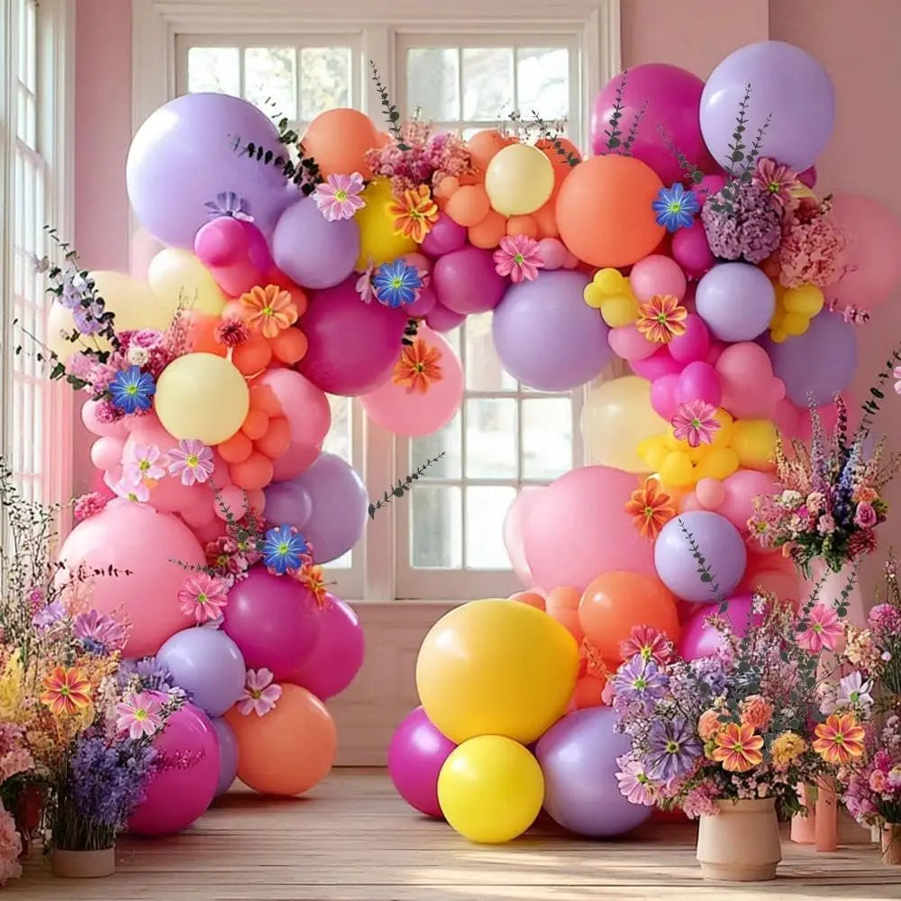 Premium Halloween Latex Balloon Arch Garland Party Kit