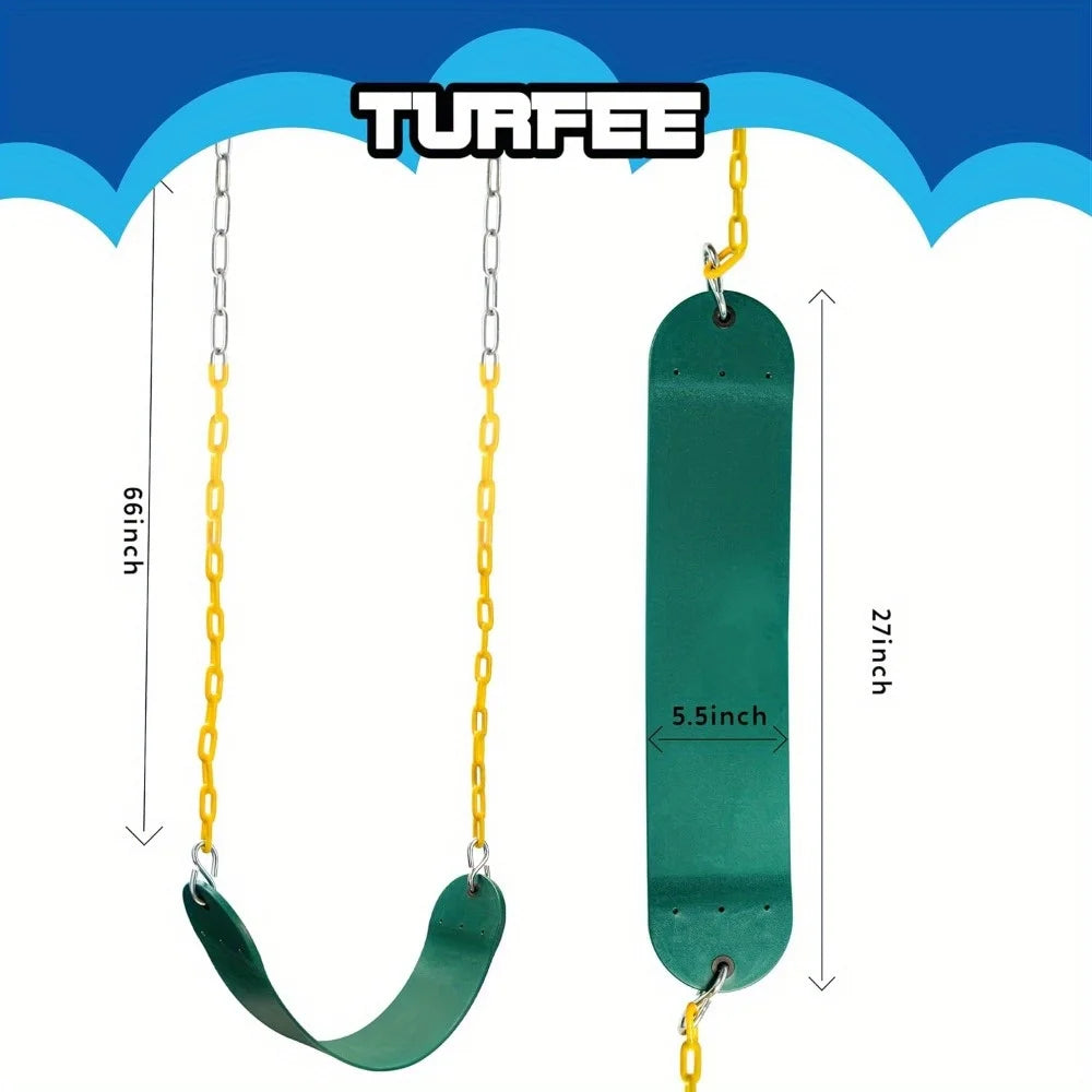 Joyfy Metal Swing Seats With Chain And Hooks For Yard