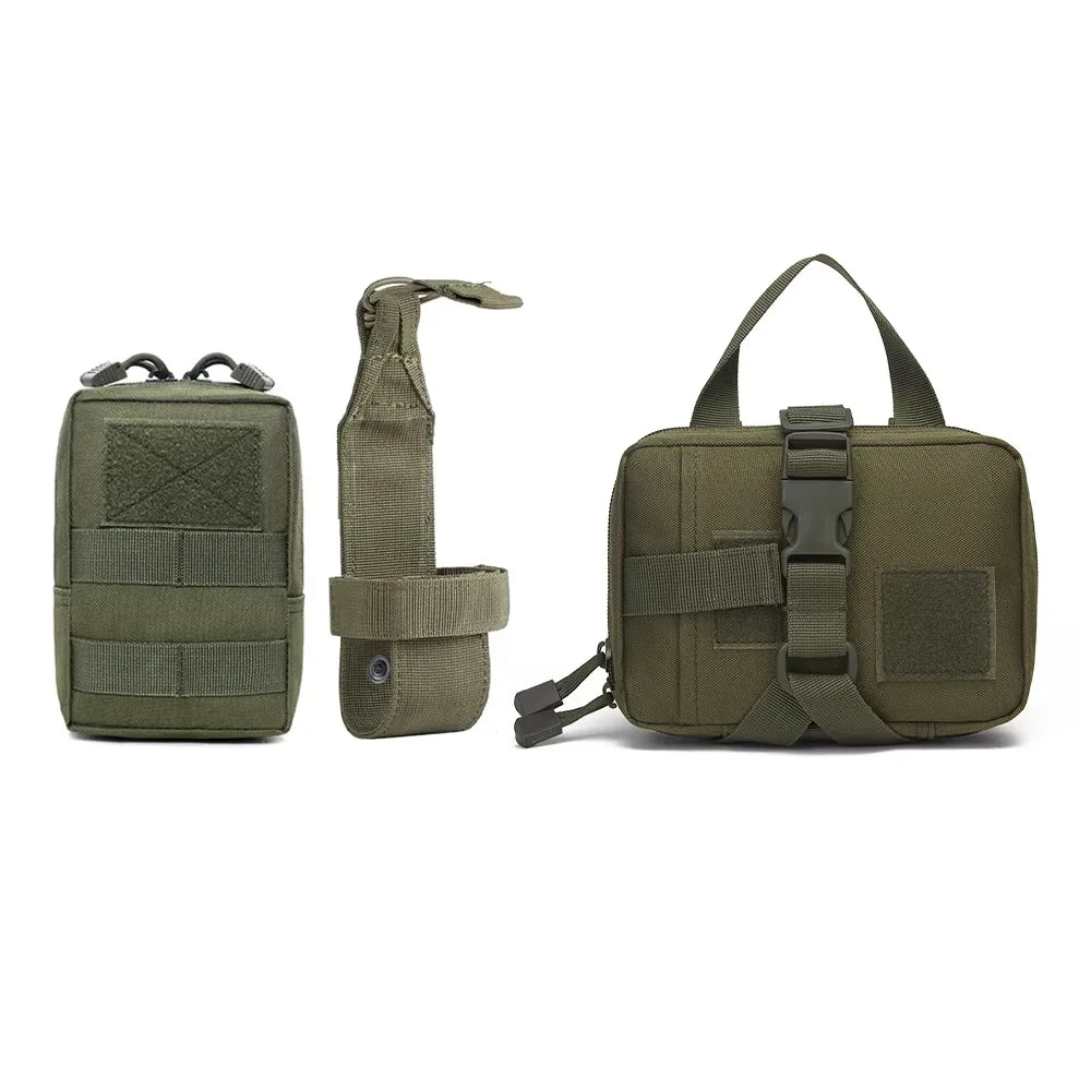 Petavel Tactical Dog Molle Bag Set Harness And Training Accessories
