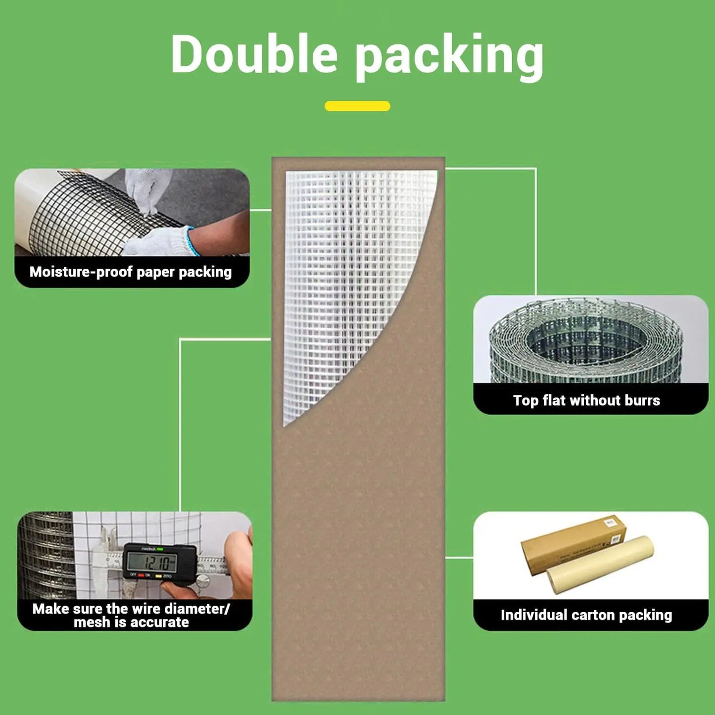 Chicken Wire Mesh Roll, 1 M X 25 M, 25mm Holes, 0.9mm, Aviary Fence Wire Netting Hardware Cloth, Wire Mesh Fencing for Garden