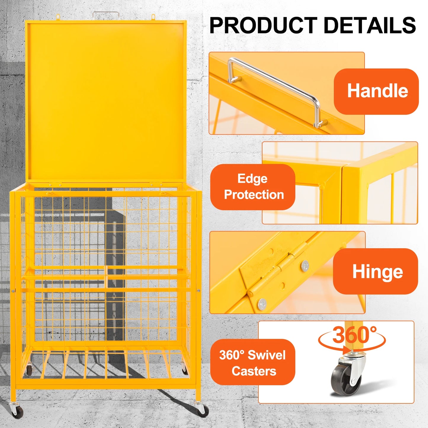Heavy Duty Steel Propane Tank Storage Box For Outdoors