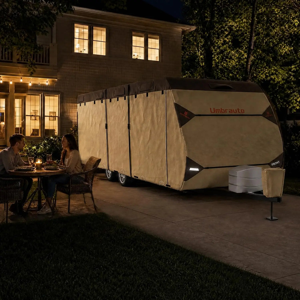 Umbrauto Heavy Duty Waterproof Travel Trailer RV Cover