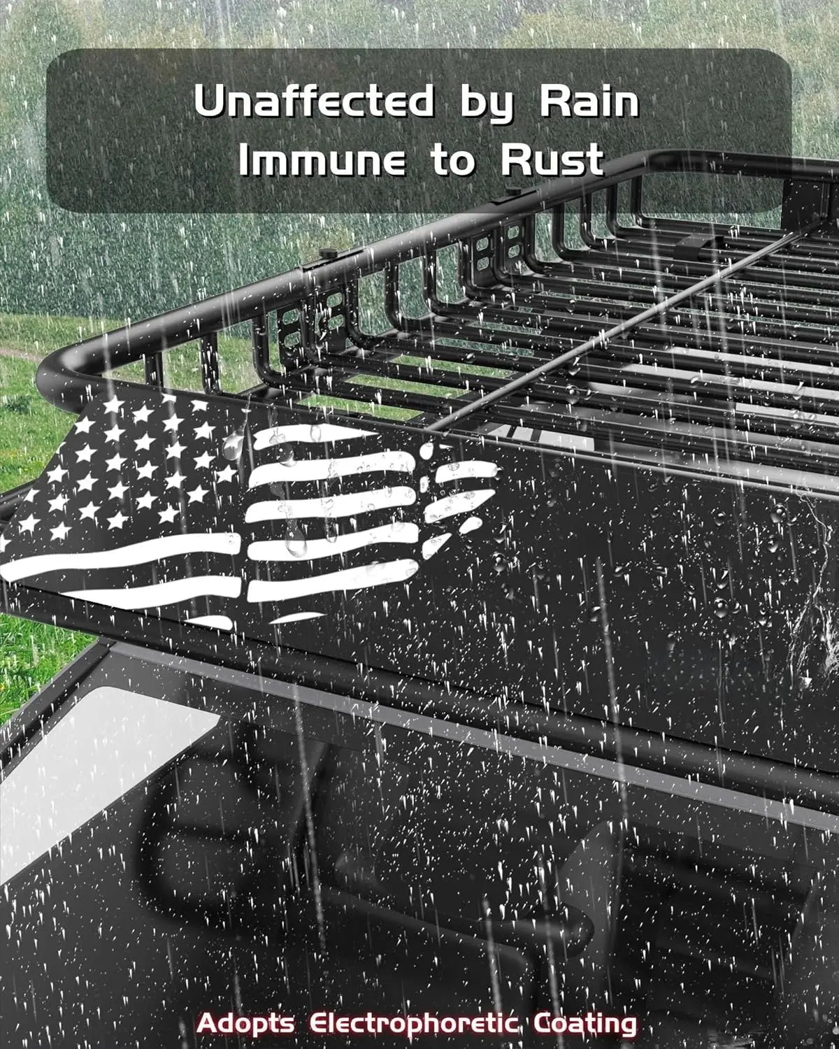 HiMISS Heavy Duty Roof Rack Cargo Luggage Basket Carrier