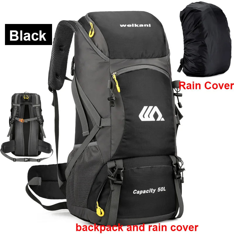 Scione Waterproof Travel Backpack For Hiking And Mountaineering Adventures