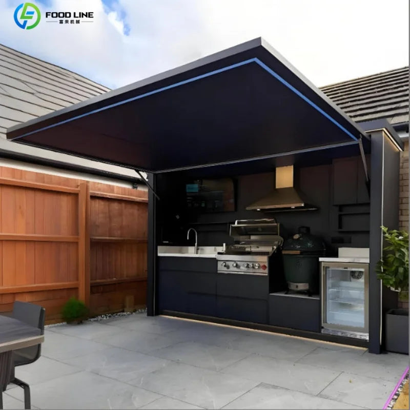 Foodline Modular Outdoor Kitchen BBQ Island Stainless Steel Cabinets