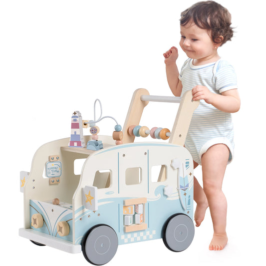 Robud Toddler Activity Walker Push Cart Baby Motor Skill Toy