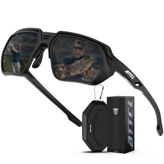 Sports Polarized Sunglasses With UV400 Protection And TR90 Frame