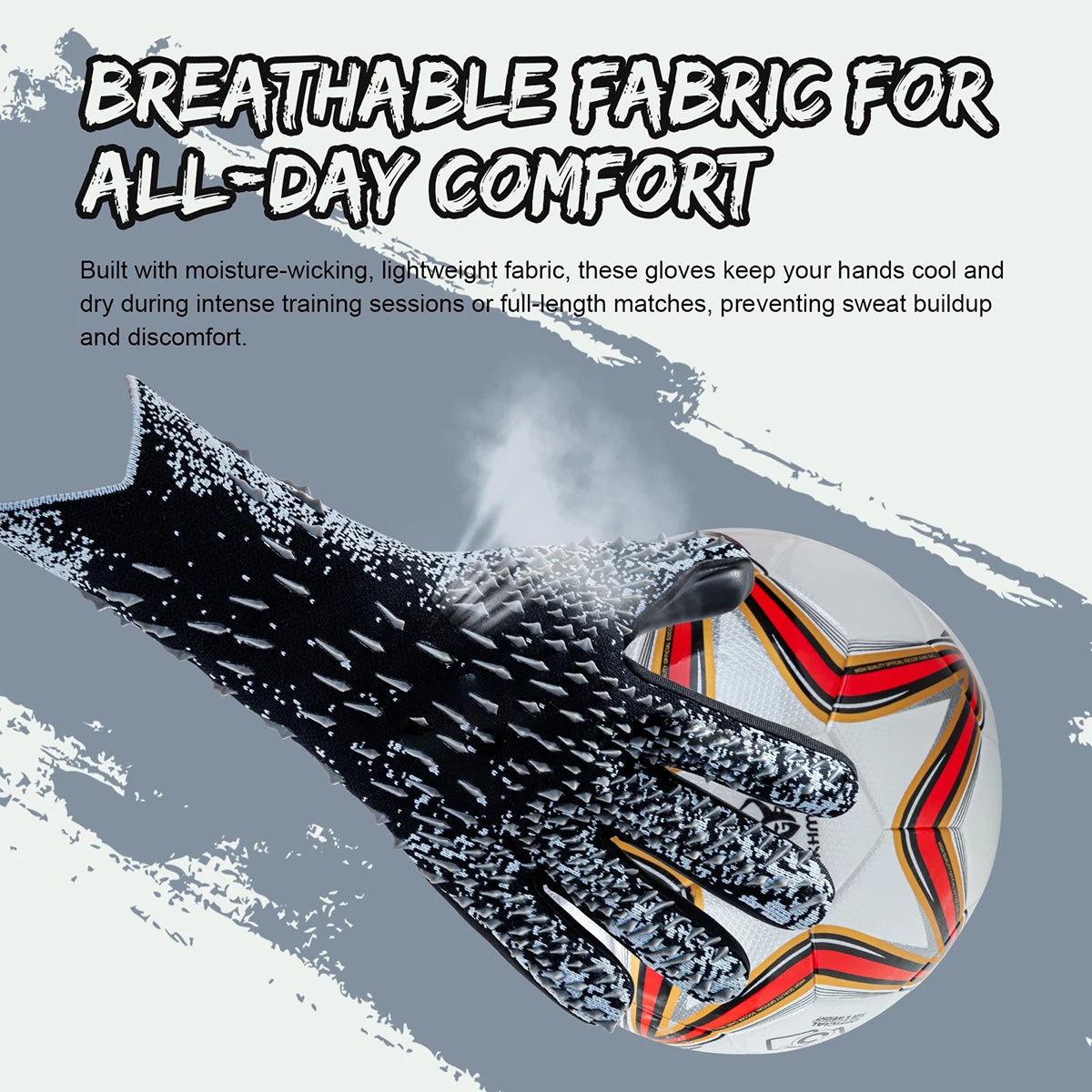 GKHMNEW Youth And Adult Soccer Goalkeeper Gloves With Latex Grip