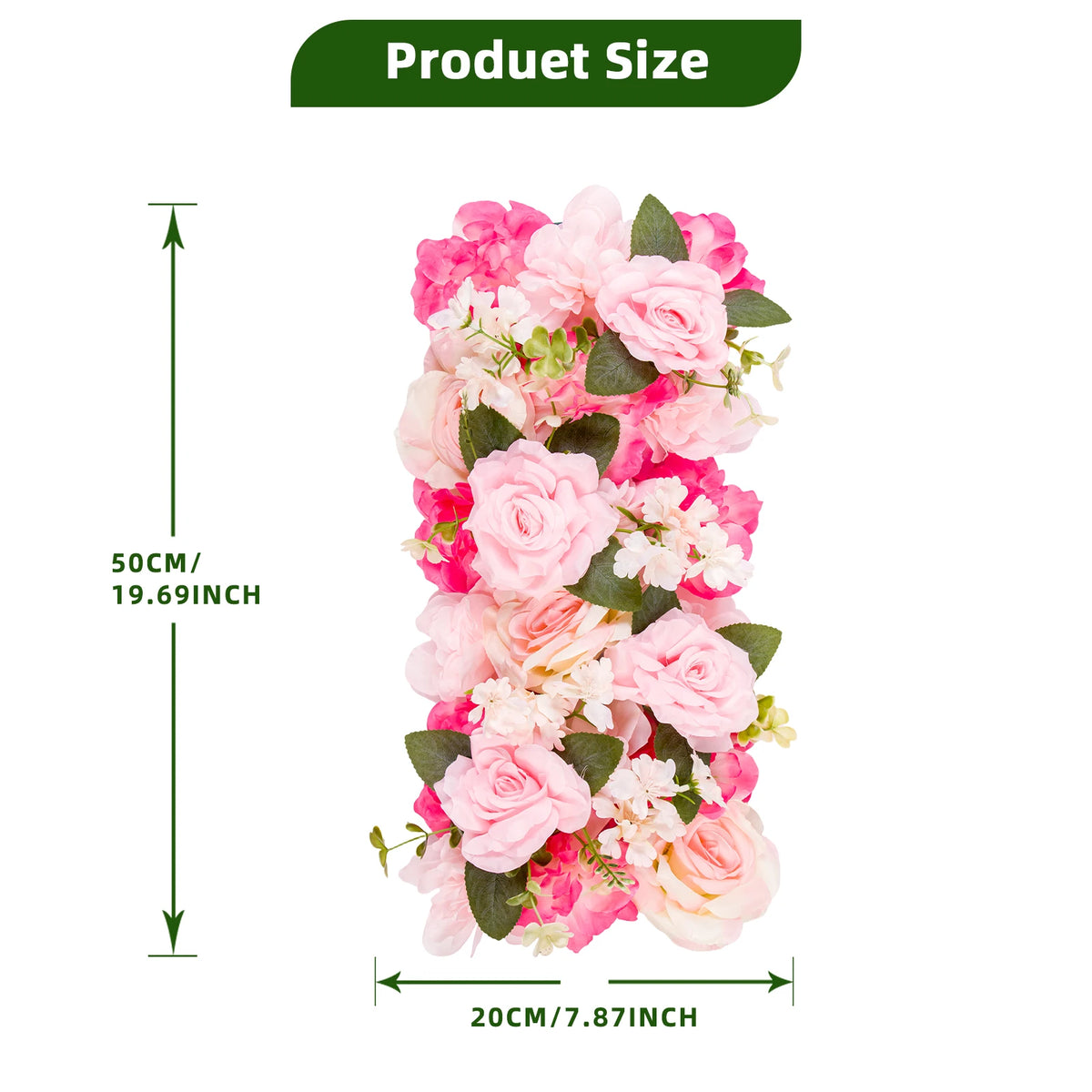 HiMISS Artificial Flower Garland Wedding Party Decoration