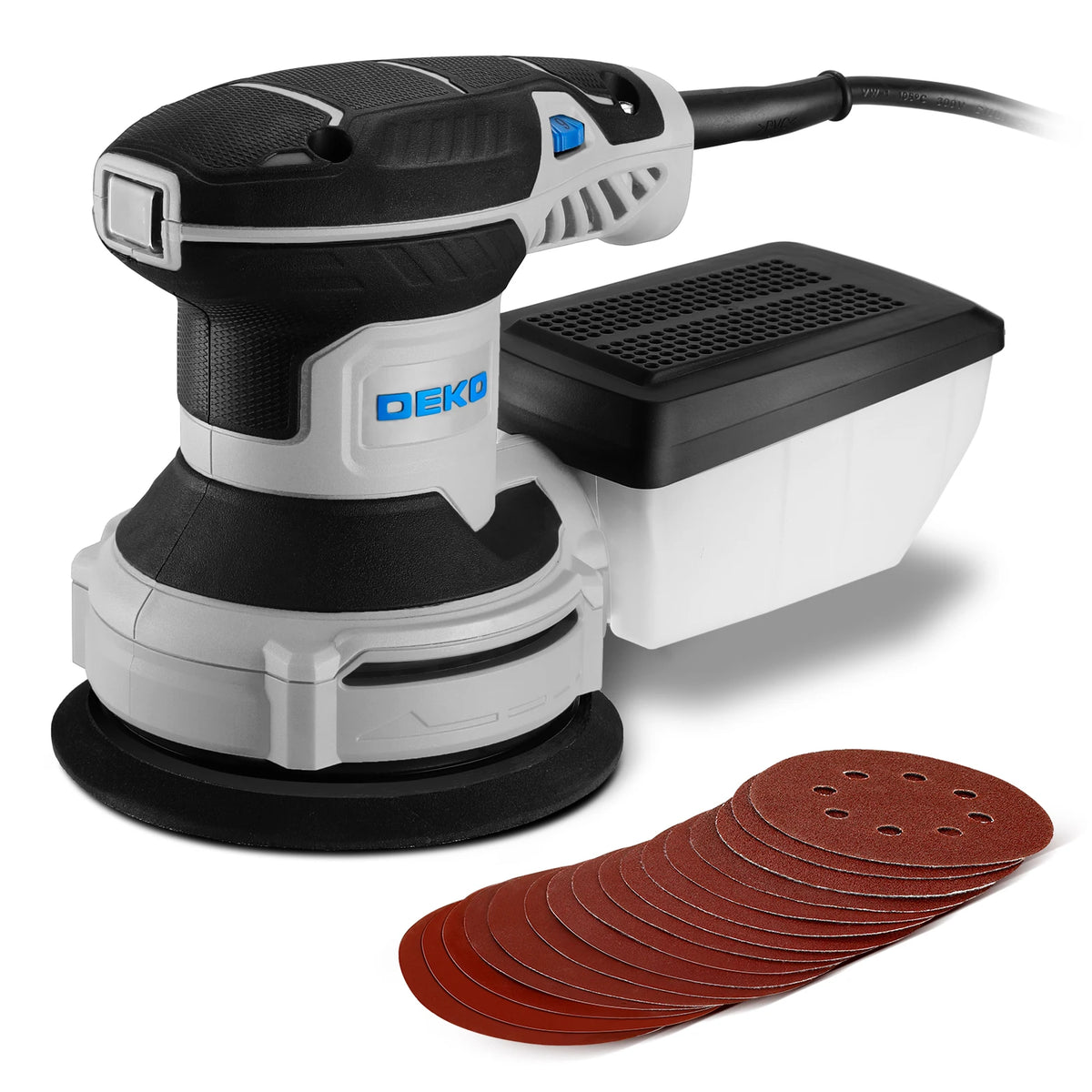 DEKO 300W Random Orbital Sander With Dust Collection