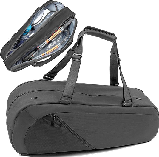 Four Racket Bag With Padded Compartments For Tennis Gear