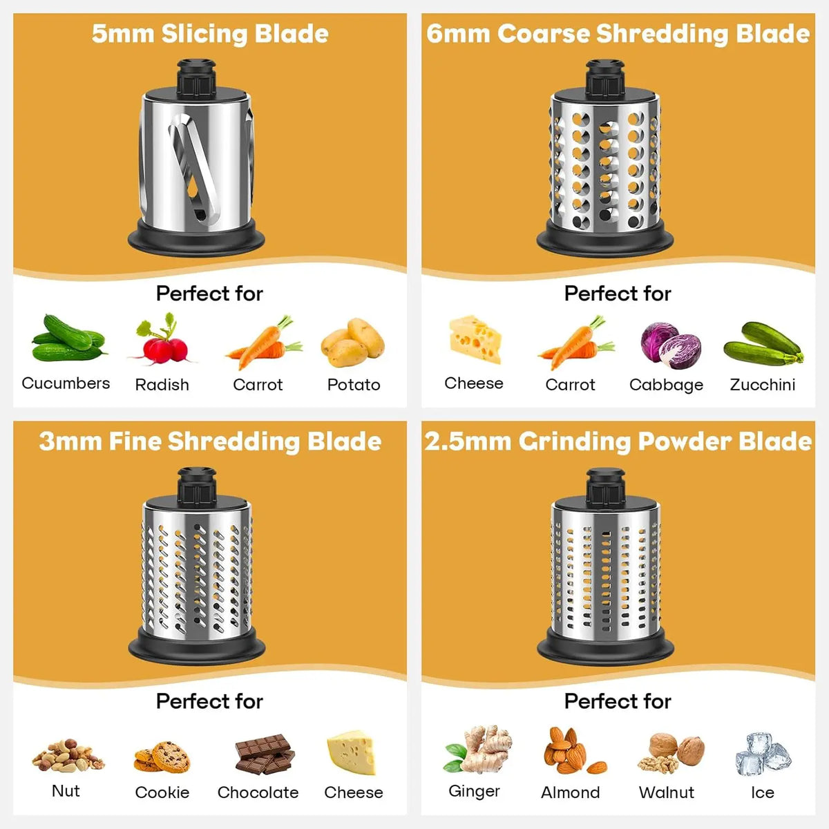 KitchenAid Stainless Steel Meat Grinder And Cheese Grater Set