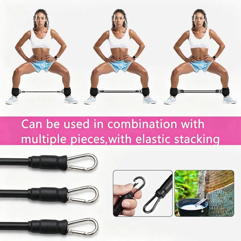 Slip Resistant Ankle Resistance Bands for Leg and Glute Workouts