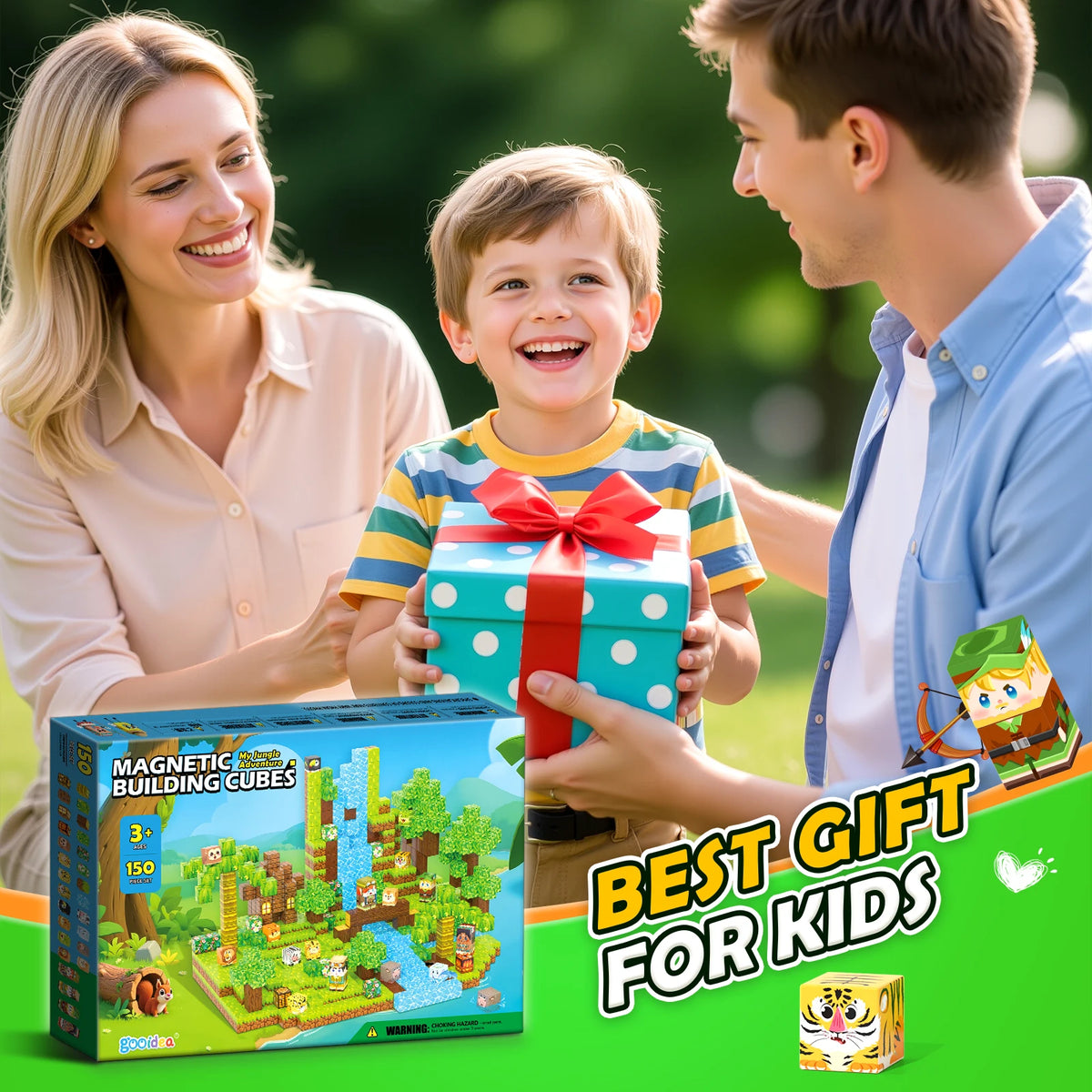 Gooidea Magnetic Building Blocks Construction Toy For Kids