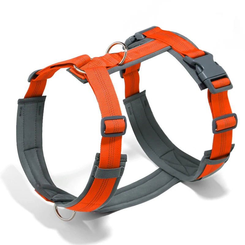MeowVista Adjustable Nylon Reflective Dog Harness Vest