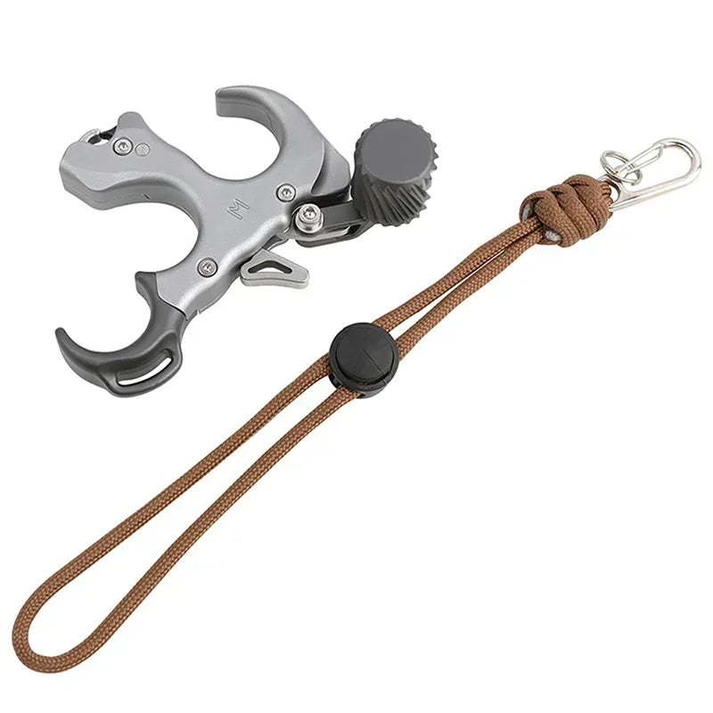 Archery Release Aid 3/4 Fingers Compound Bow Thumb Trigger Release Device Smooth Trigger Grip Outdoor Practice Shooting Gear