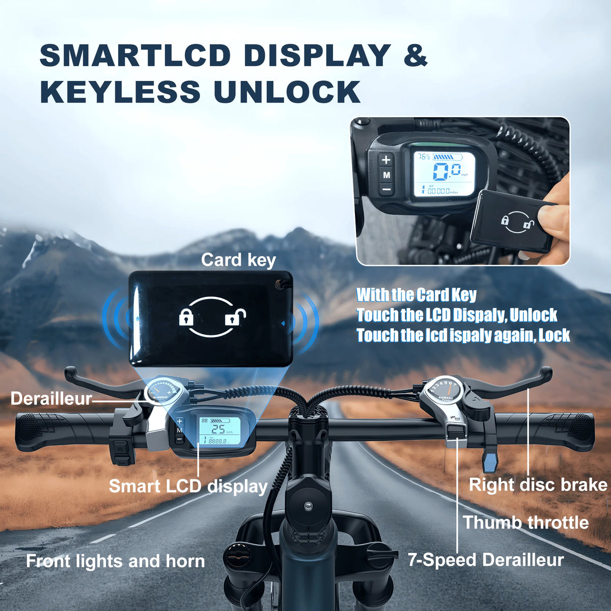 EOEOTWO 750W Electric Mountain Bike With 36V Lithium Battery