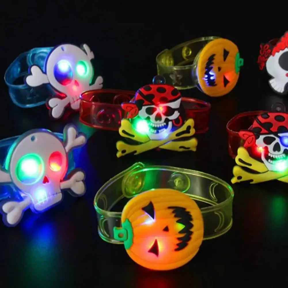 Glowing Halloween Bracelets And Rings Kids Party Favors And Treats